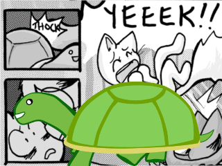 Candybooru image #4339, tagged with Aken_(Artist) Turtle animated edit